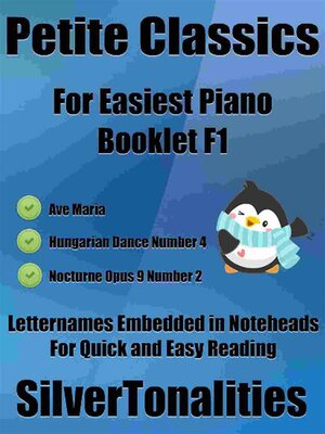 cover image of Petite Classics for Easiest Piano Booklet F1